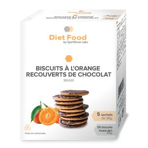 galletas naranja y chocolate