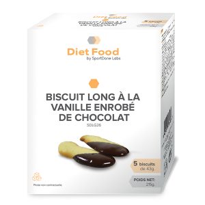 galleta alargada vainilla chocolate